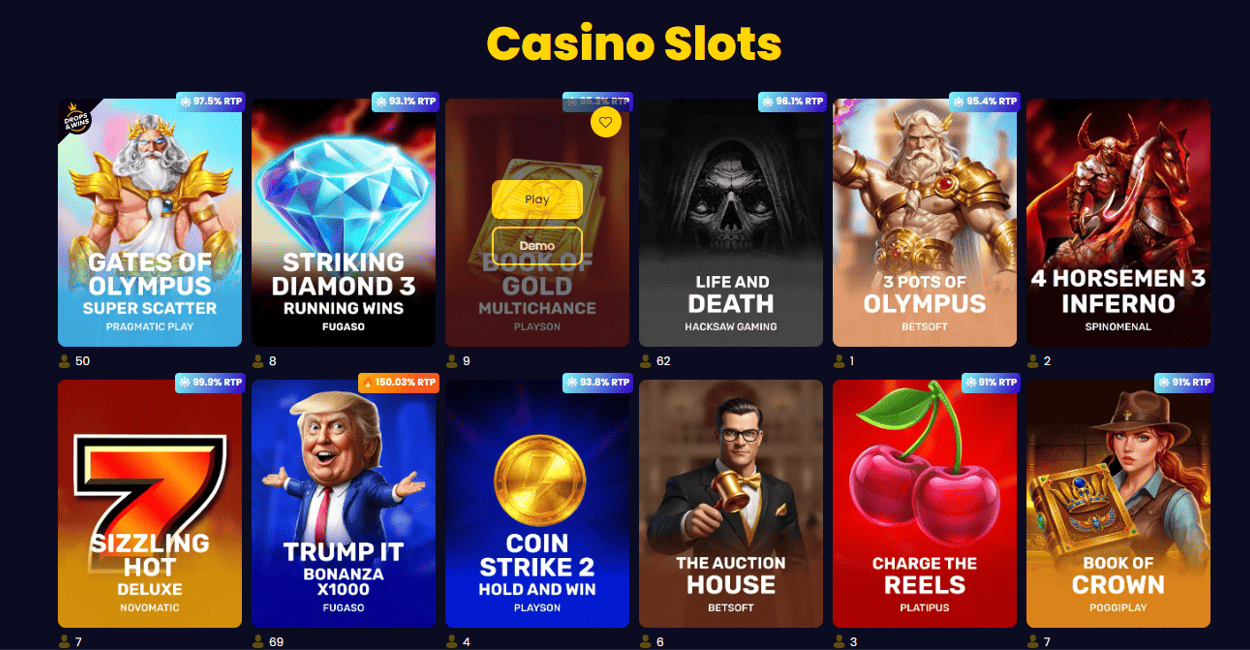 O casino igrama i slotovima Slotsgem